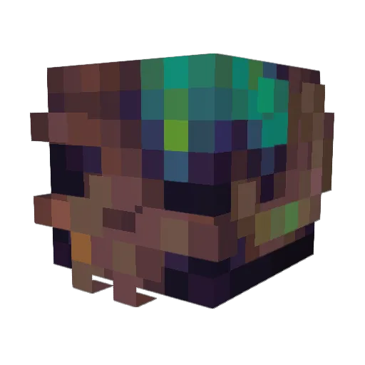 Mael_clo Minecraft avatar head, 3D render