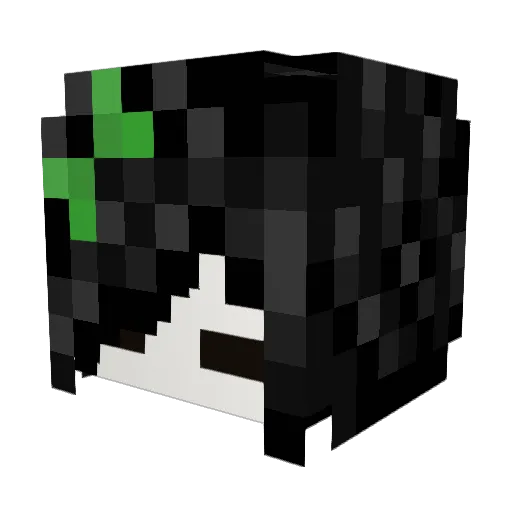 Maelys94350 Minecraft avatar head, 3D render