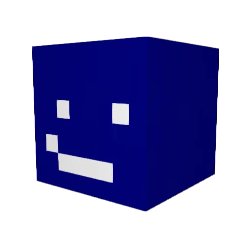 Maelzinhoo Minecraft avatar head, 3D render