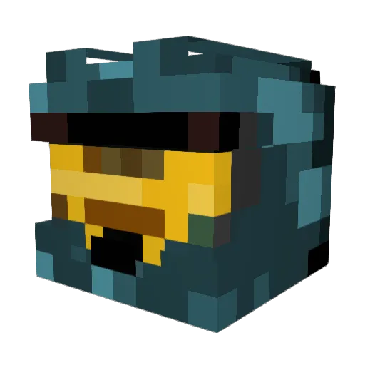 Maene1 Minecraft avatar head, 3D render