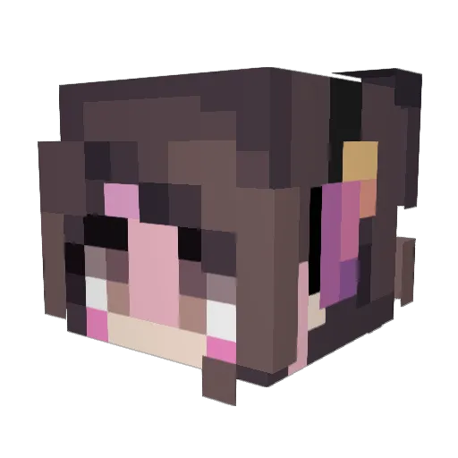 MaereBear Minecraft avatar head, 3D render