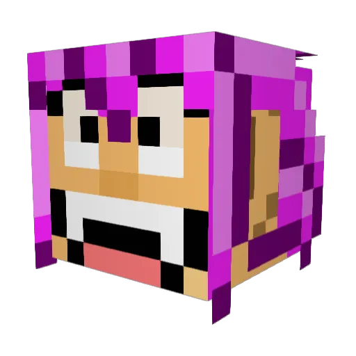 Maestas94 Minecraft avatar head, 3D render