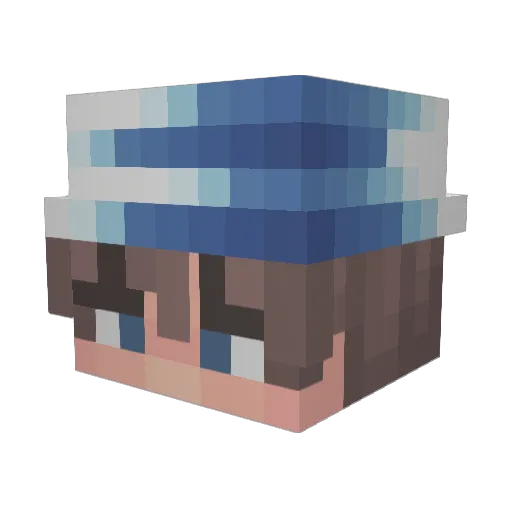 Maestro351808 Minecraft avatar head, 3D render