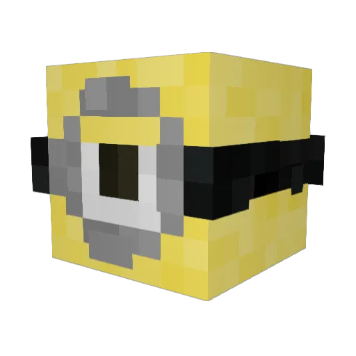 MaestroX1 Minecraft avatar head, 3D render