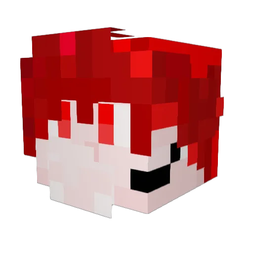 Maet_ Minecraft avatar head, 3D render