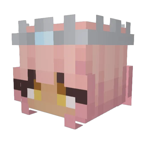 Maeve_Mallow Minecraft avatar head, 3D render