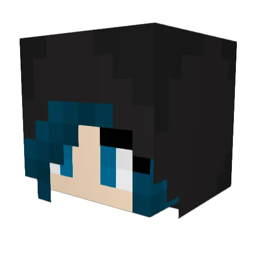 Maevereed Minecraft avatar head, 3D render