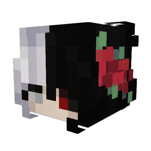 Maex1303 Minecraft avatar head, 3D render