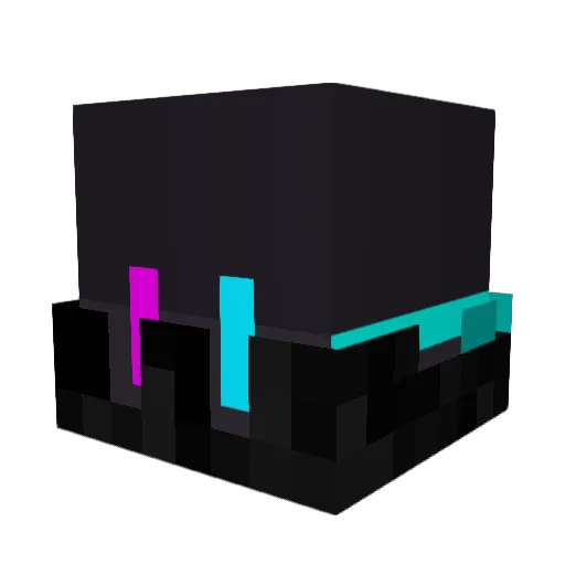 MaexOG Minecraft avatar head, 3D render