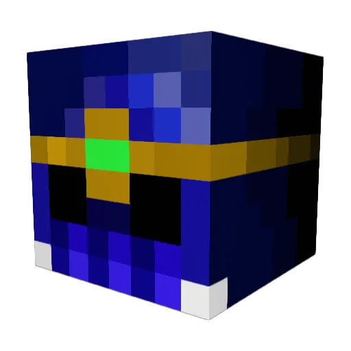 Maffers1920 Minecraft avatar head, 3D render