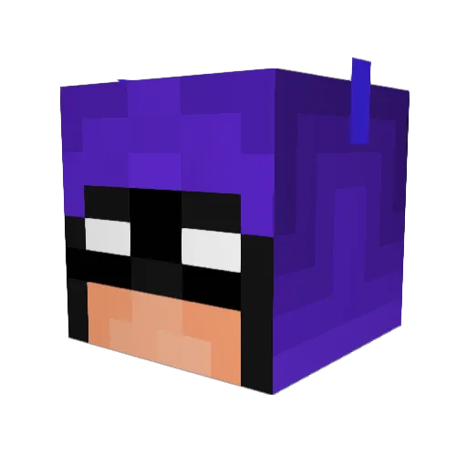Maffers89 Minecraft avatar head, 3D render