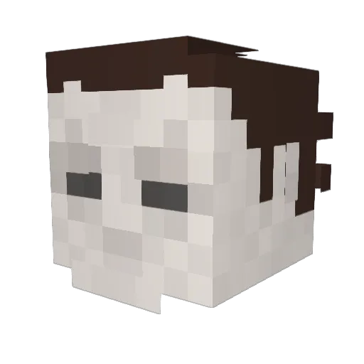 Maffia6390 Minecraft avatar head, 3D render