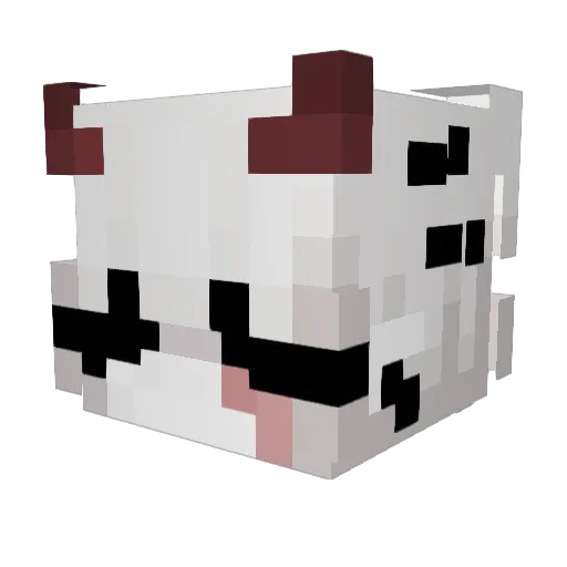 Mafia3Zero Minecraft avatar head, 3D render