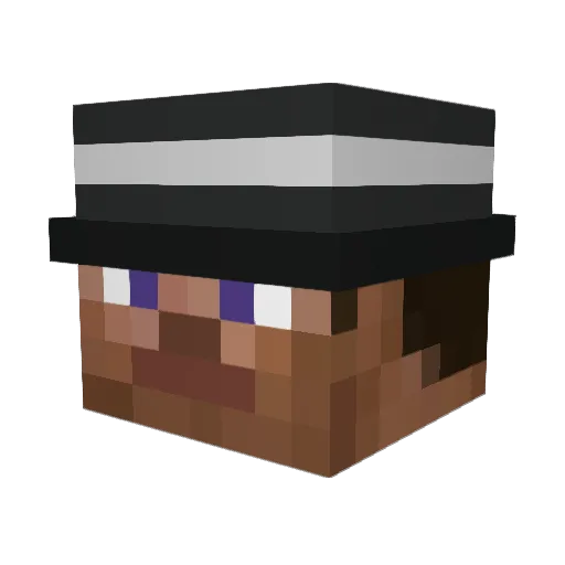 Mafia_Goon Minecraft avatar head, 3D render