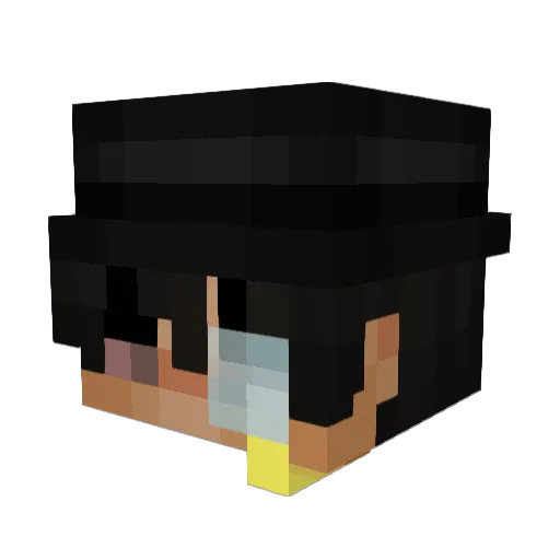 Mafia_Man13 Minecraft avatar head, 3D render