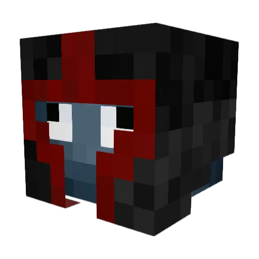 MaficGabbro Minecraft avatar head, 3D render
