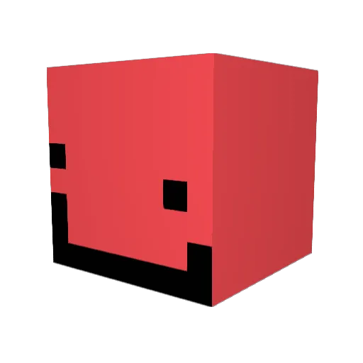 Mafiosnik_Biba Minecraft avatar head, 3D render
