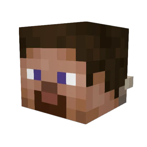MafiosoApha Minecraft avatar head, 3D render