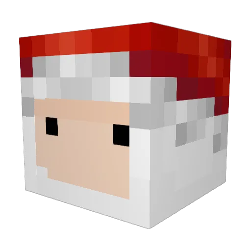 Mafipdoll08 Minecraft avatar head, 3D render