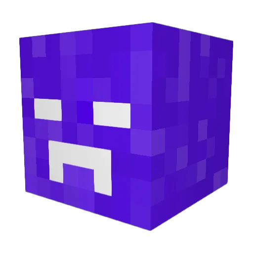Mafredoja Minecraft avatar head, 3D render