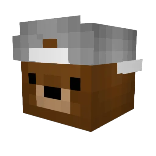 MagErik Minecraft avatar head, 3D render