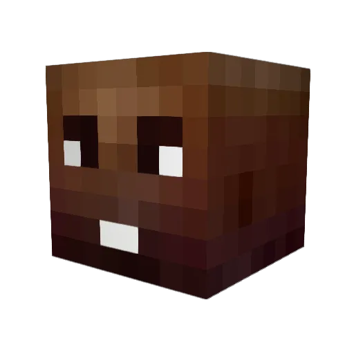 MagForger Minecraft avatar head, 3D render