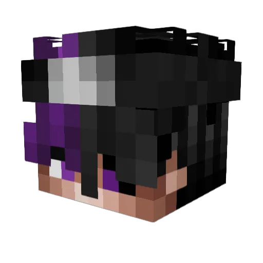 MagHawaiiPizza Minecraft avatar head, 3D render