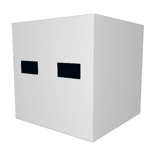 Maganus_ Minecraft avatar head, 3D render