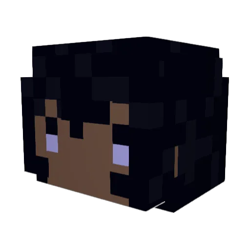 Magari006 Minecraft avatar head, 3D render