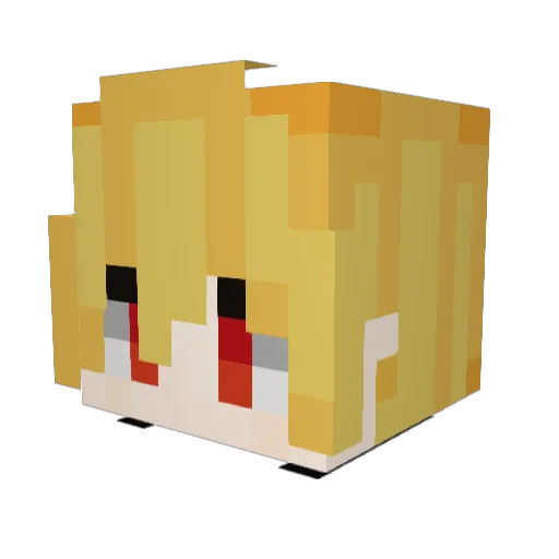 MagatsuArsonist Minecraft avatar head, 3D render