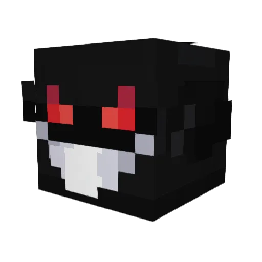Mage_Demon Minecraft avatar head, 3D render