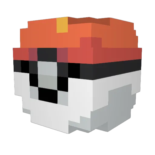 Magearna Minecraft avatar head, 3D render