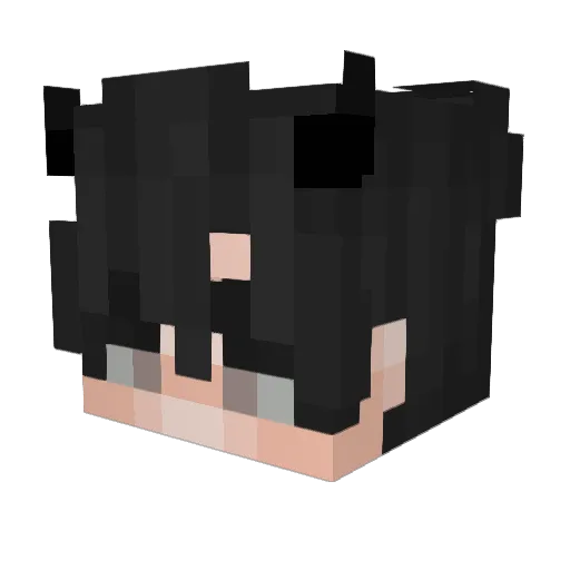 Mageda_kysn Minecraft avatar head, 3D render