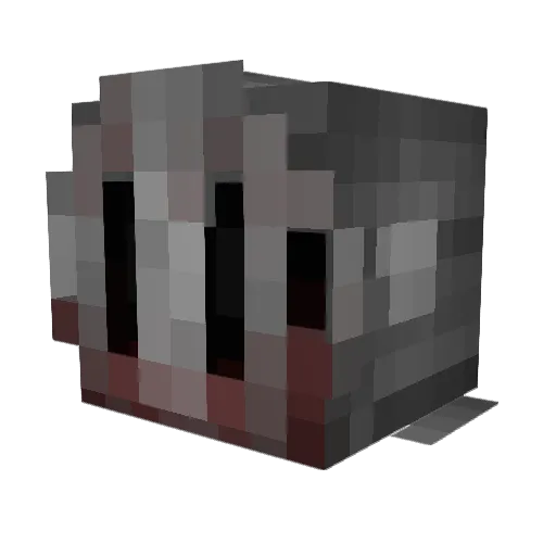 Magenta_Time Minecraft avatar head, 3D render