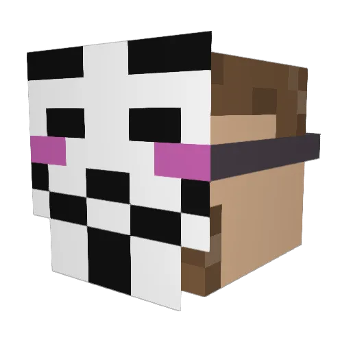 Magera33 Minecraft avatar head, 3D render