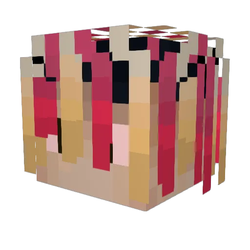 Magerti Minecraft avatar head, 3D render