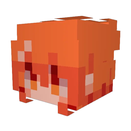 Magg0z Minecraft avatar head, 3D render