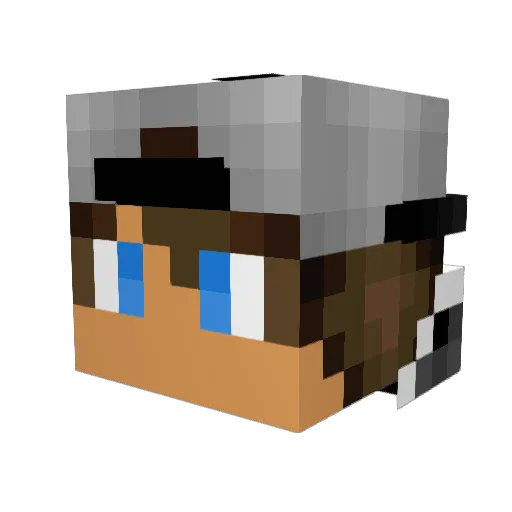 Magga_05 Minecraft avatar head, 3D render