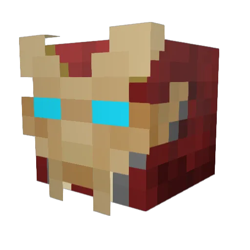 Maggie216 Minecraft avatar head, 3D render