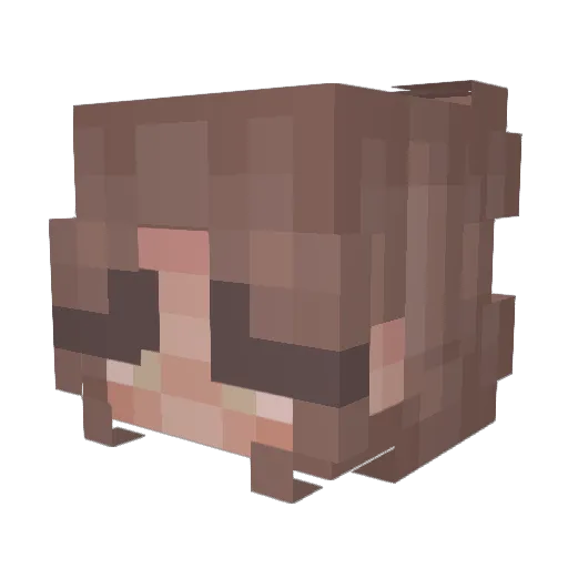 Maggie_0612 Minecraft avatar head, 3D render