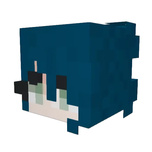 Maggie_May_17 Minecraft avatar head, 3D render