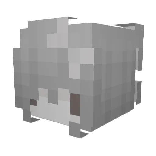 Maggiyoutube Minecraft avatar head, 3D render