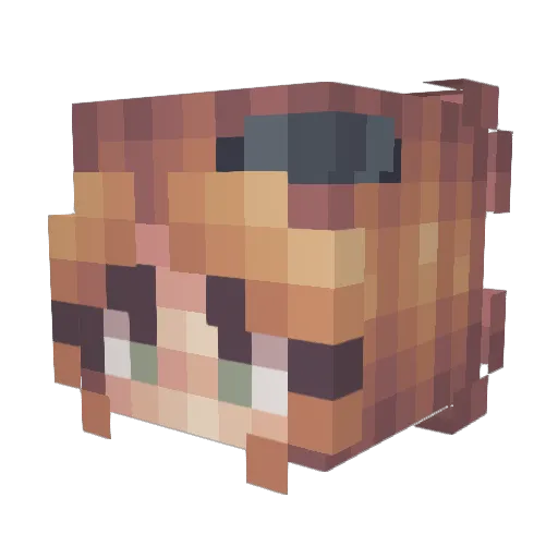 Maggsy988 Minecraft avatar head, 3D render