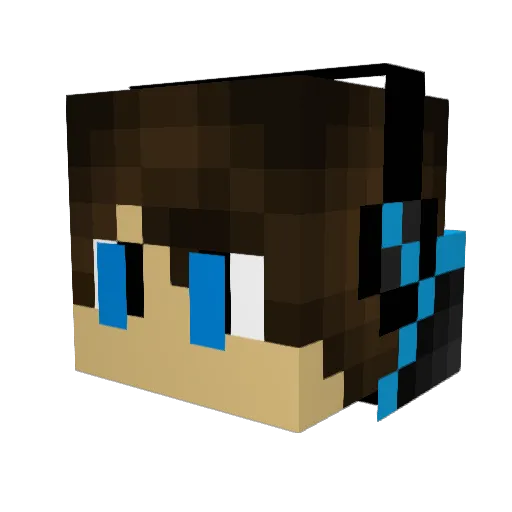 MaggusN7 Minecraft avatar head, 3D render