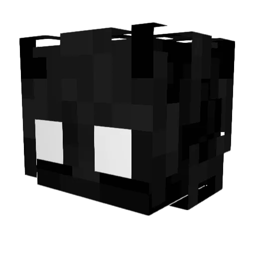 Maghh_ Minecraft avatar head, 3D render