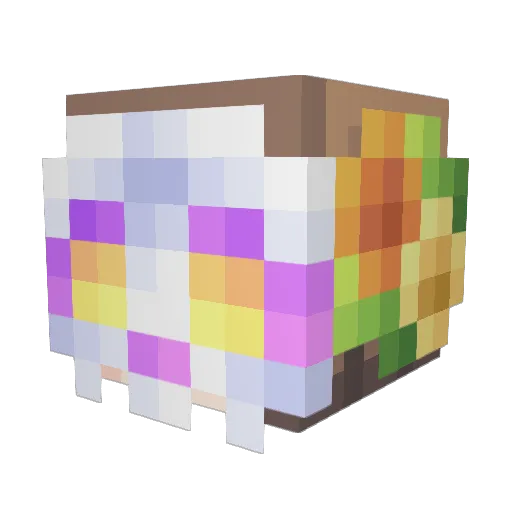MagiKapretta Minecraft avatar head, 3D render