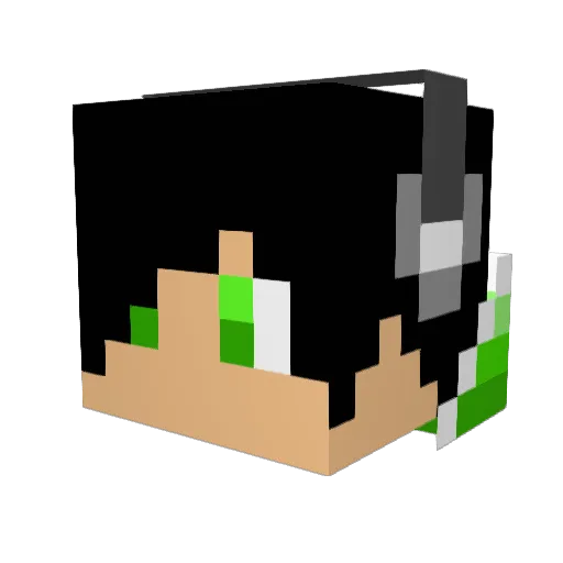 Magic1846 Minecraft avatar head, 3D render