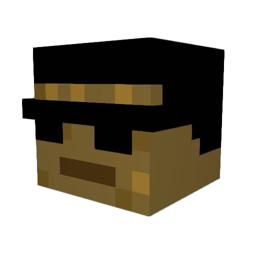 Magic3105 Minecraft avatar head, 3D render