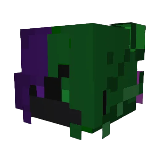 Magic80_80 Minecraft avatar head, 3D render