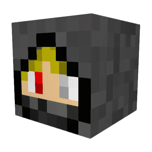 MagicArcher123 Minecraft avatar head, 3D render